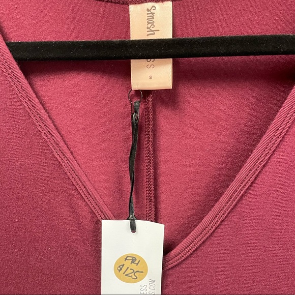 NWT - Smash + Tess Friday romper in Wine - Picture 8 of 9